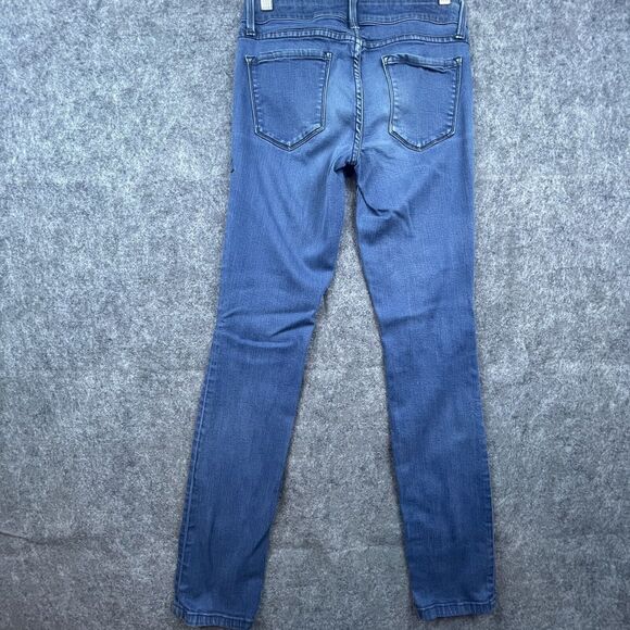 Level 99 Anthropologie Jeans Womens 27 Lily Skinny Straight Retro Simple Minimal - Picture 2 of 7